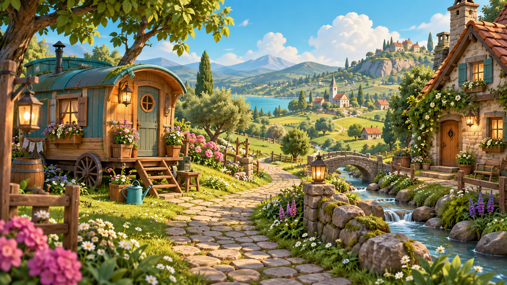 Cozy Caravan v1.1.0 — тематическая иллюстрация